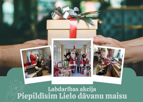 Piepildīsim lielo dāvanu maisu
